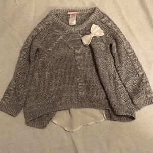 Girls Gray Sweater