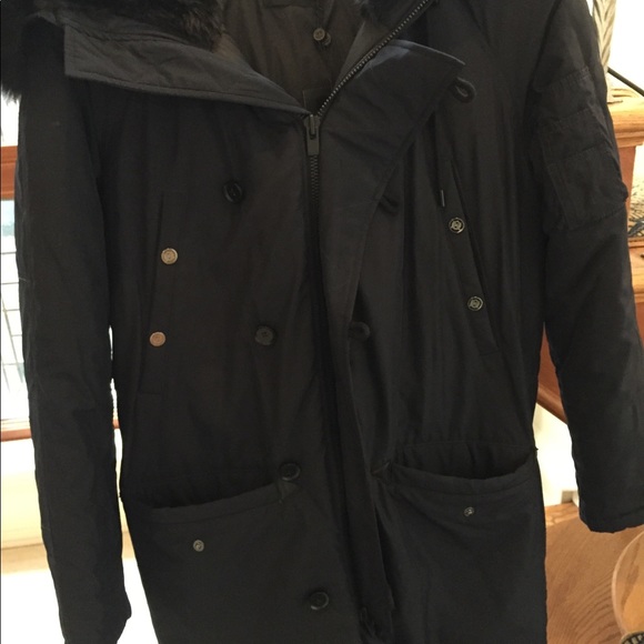 The Kooples fur parka- Size Small - Picture 3 of 3