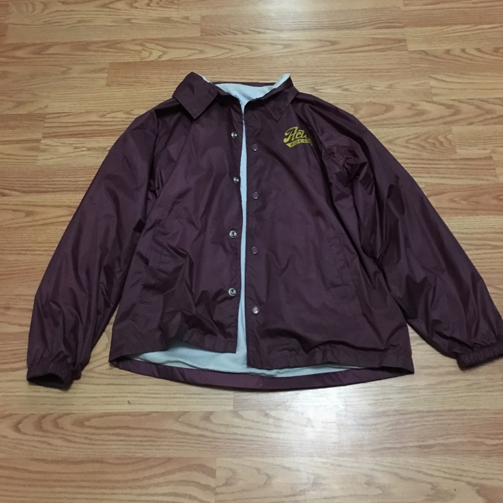 100% Authentic Active Ride Shop Maroon Windbreaker