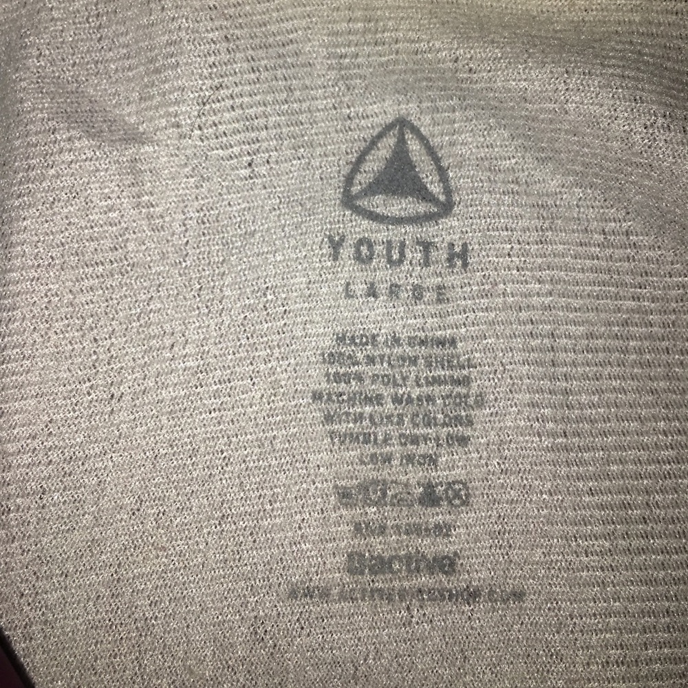 100% Authentic Active Ride Shop Maroon Windbreaker - Picture 3 of 4