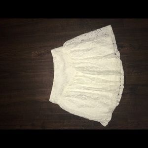 white skirt