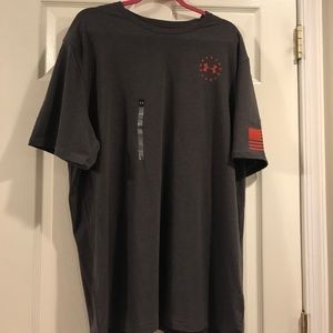 American Flag Under Armour TShirt