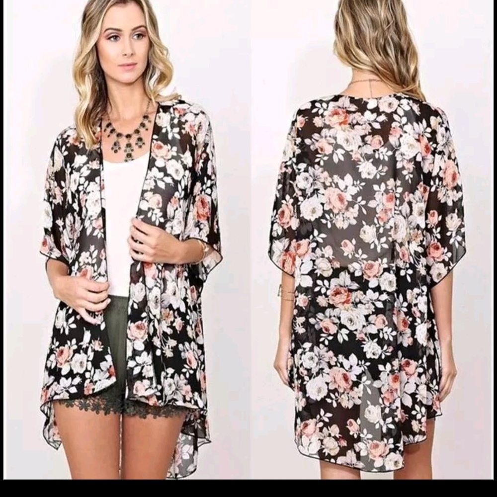 FLORAL KIMONO