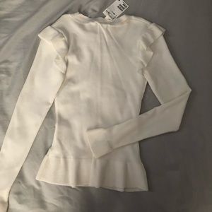 NWT H&M WHITE sweater