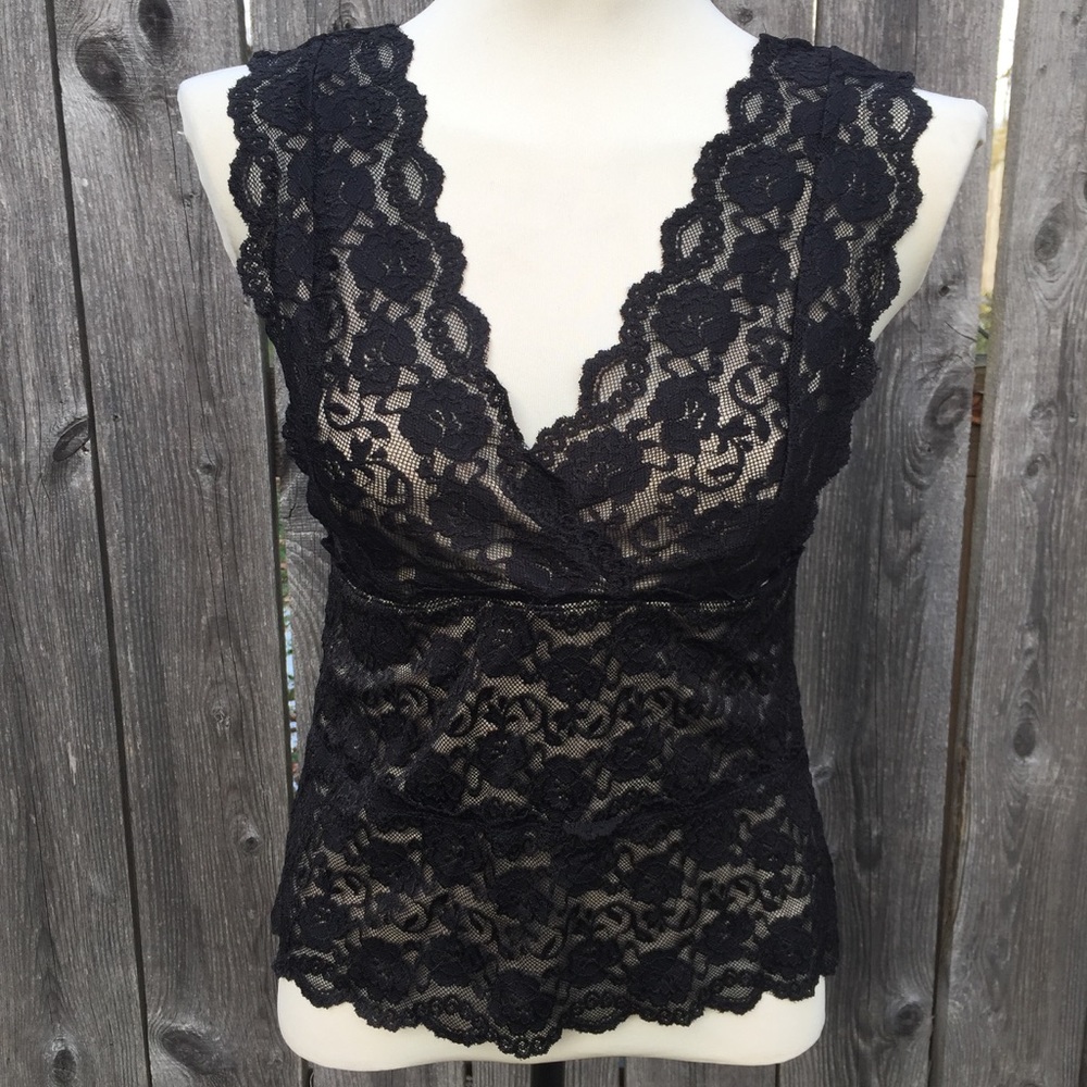 Black Lace Top