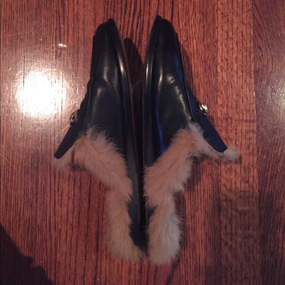Gucci Princetown Fur Slippers - Picture 5 of 8