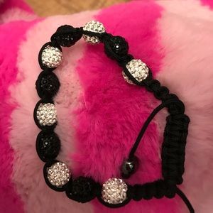 Beautiful black and silver crystal bracelet