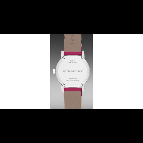 Burberry leather watch main image 4