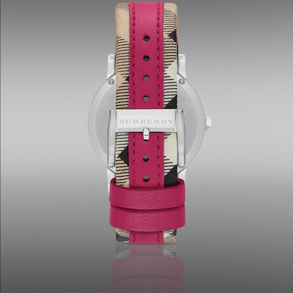 Burberry leather watch