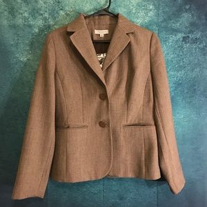Ann taylor factory nwot blazer tan size 4