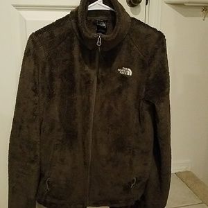 North Face Osito Fuzzy Olive Green Jacket
