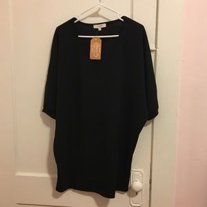 Black Boutique Top/Tunic - NWT