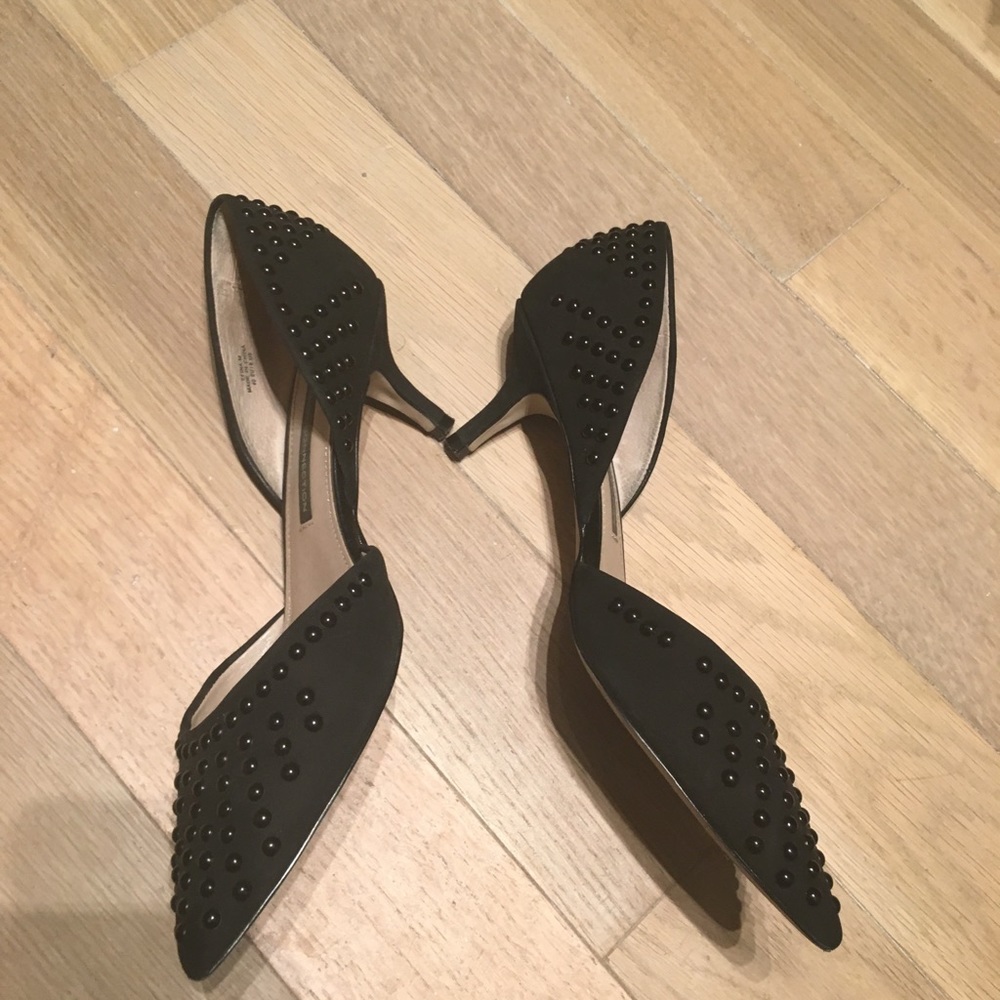 French connection black heels