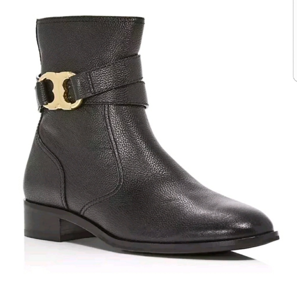 Tory burch gemini link booties size 7.5
