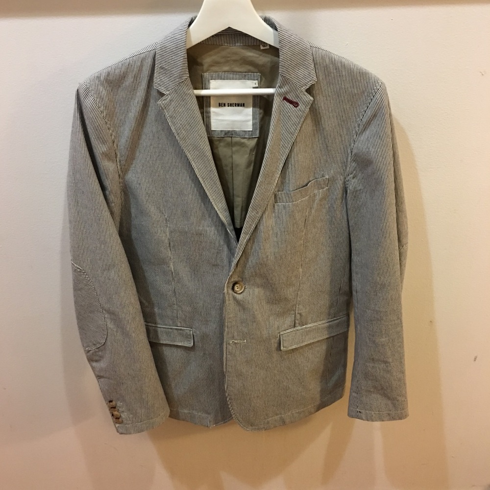Seersucker blazer