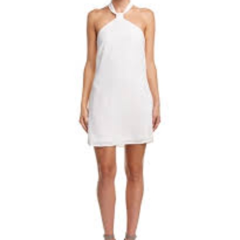 Endless Rose white halter shift dress. NWT!