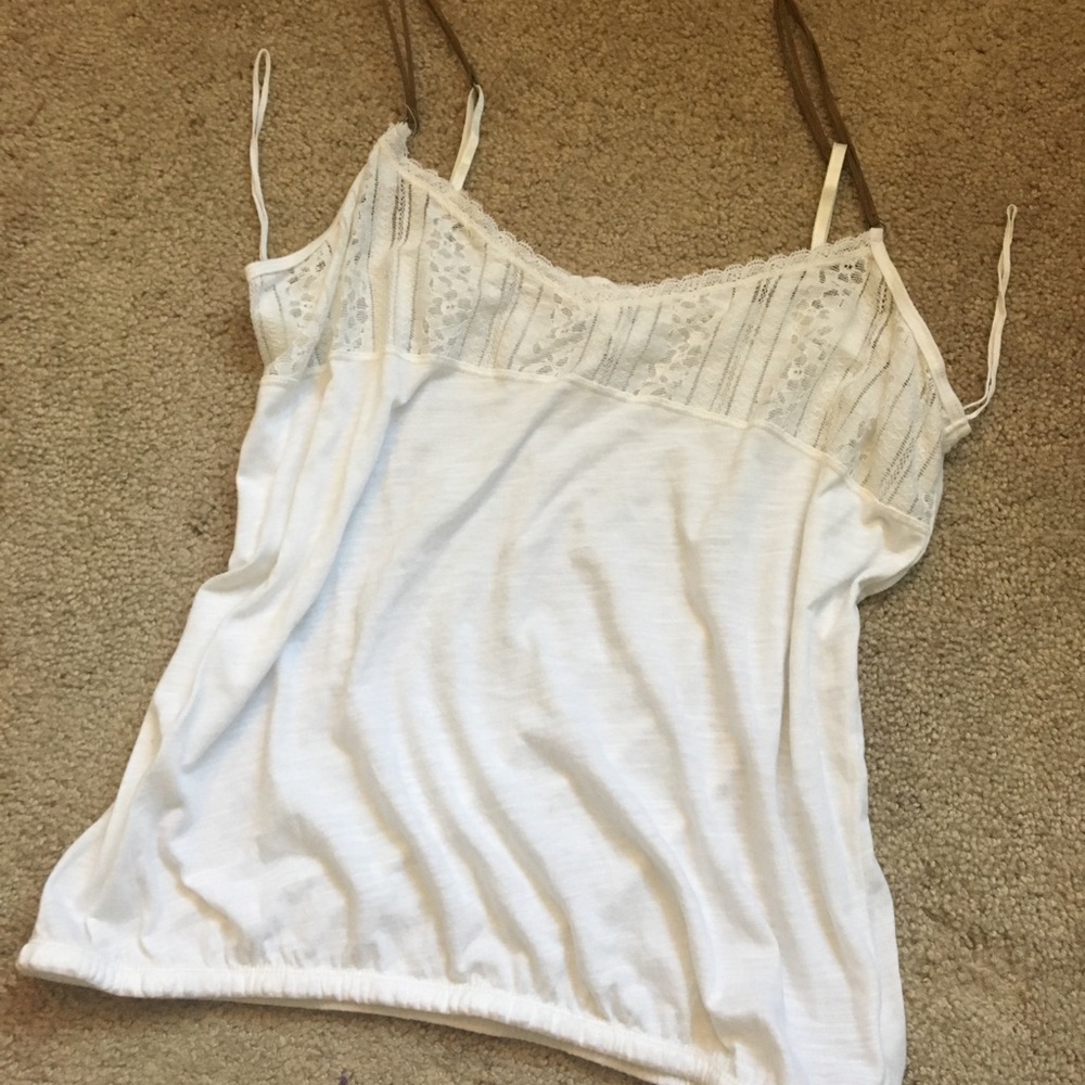 Aeropostale White Tanktop Size XL