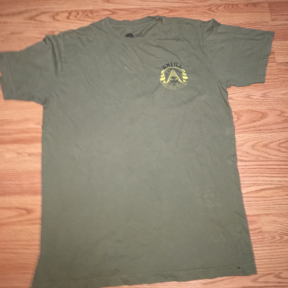 100% Authentic O’Neill Olive Green T-Shirt.