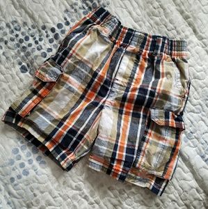 Garanimals plaid cargo shorts