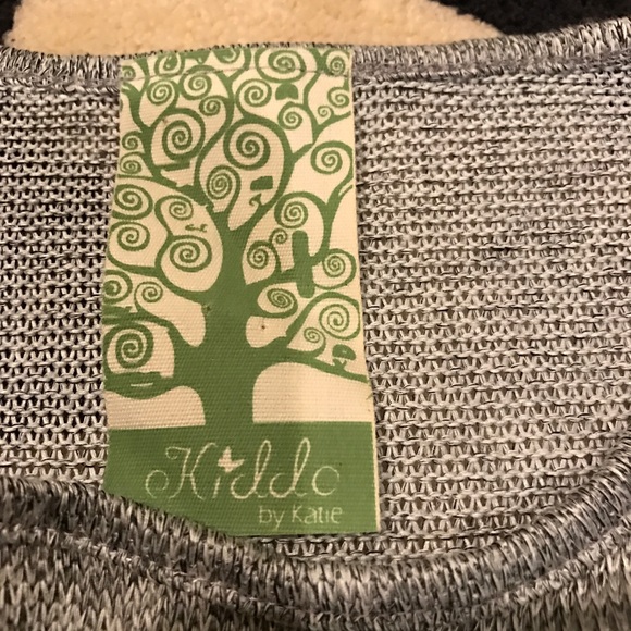 Gray Heart Sweater by Kiddle - Picture 3 of 4