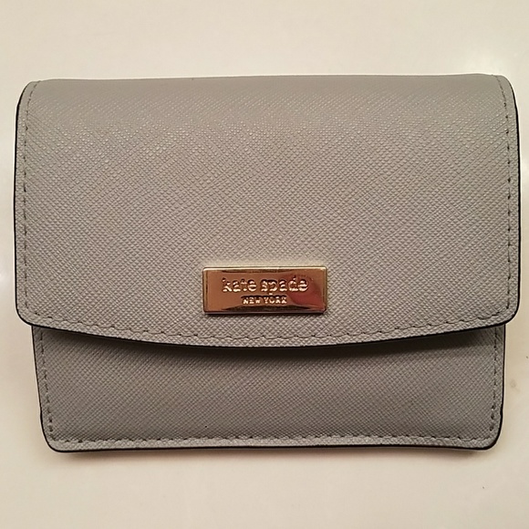 kate spade Handbags - Kate Spade small gray wallet