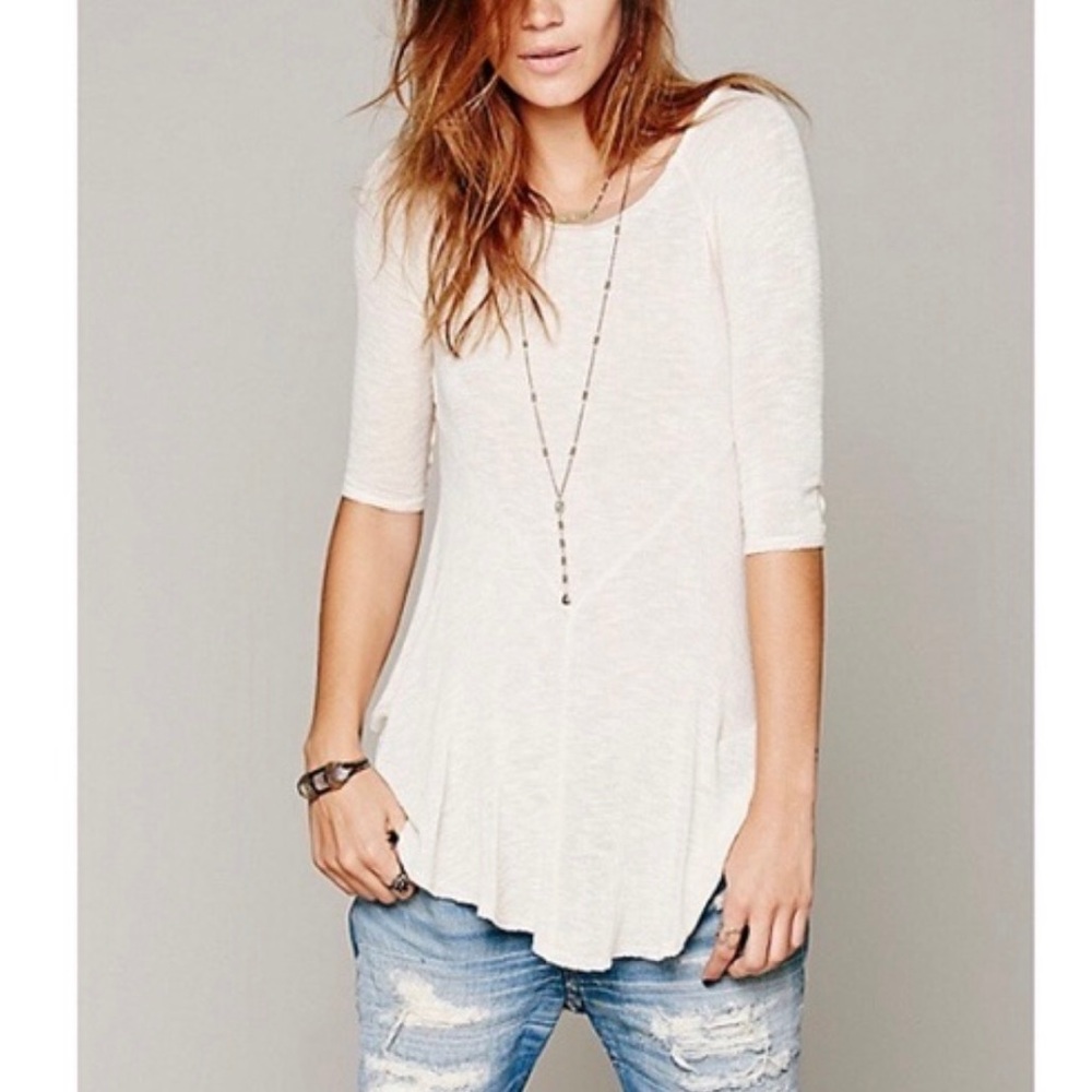 Free People Weekends Layering Tee