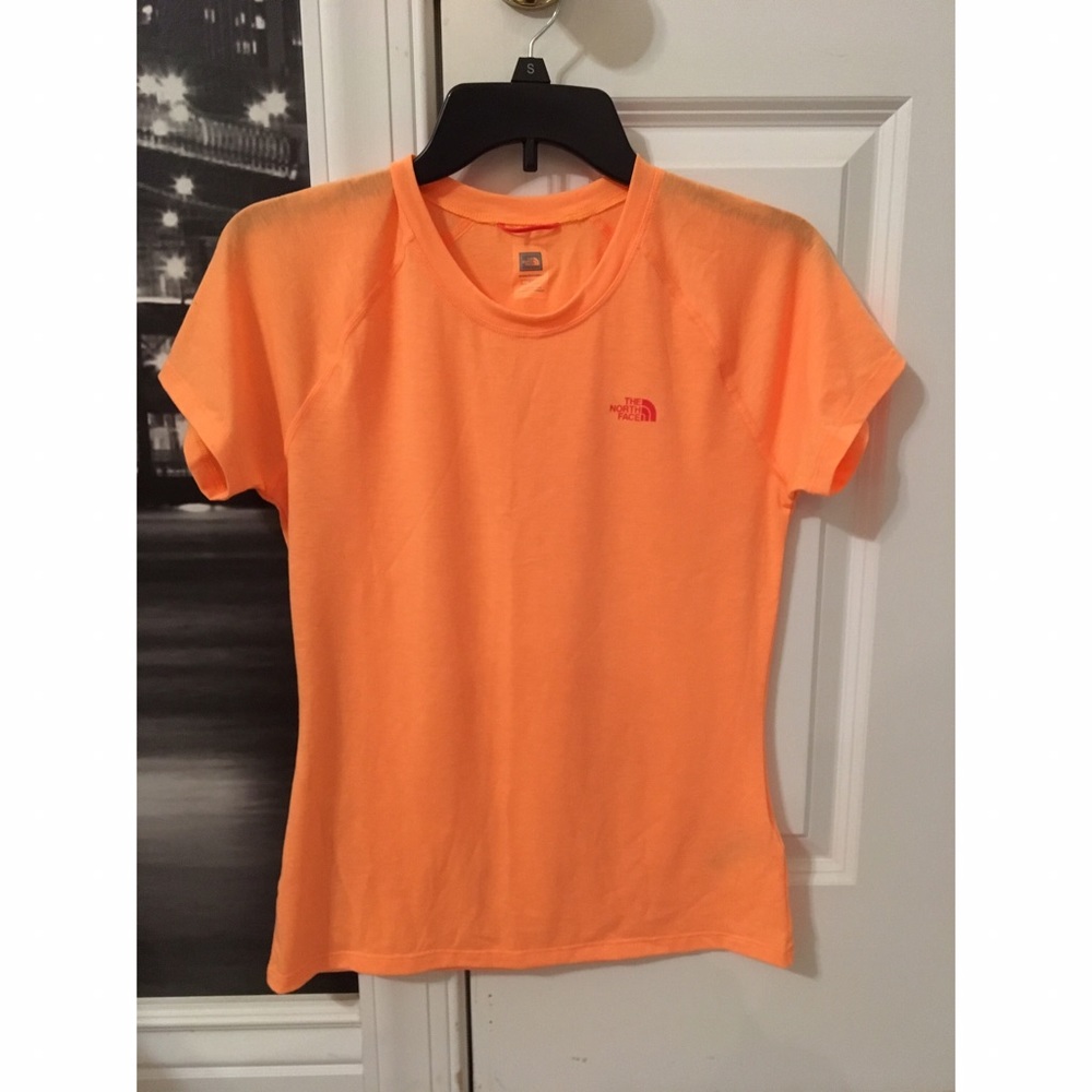 SOLD - Orange North Face T-shirt