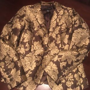 Gold & Brown Blazer