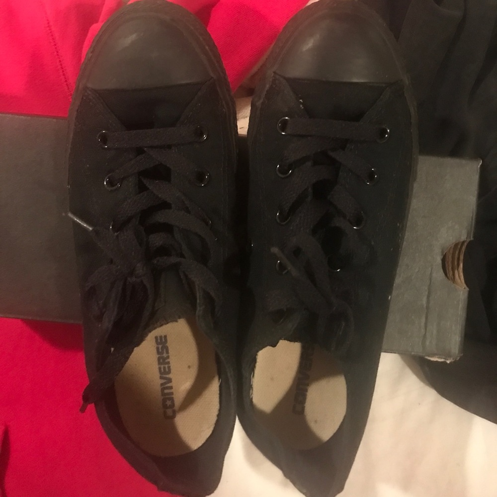 All black converse
