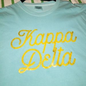 Metallic Gold Kappa Delta Tshirt