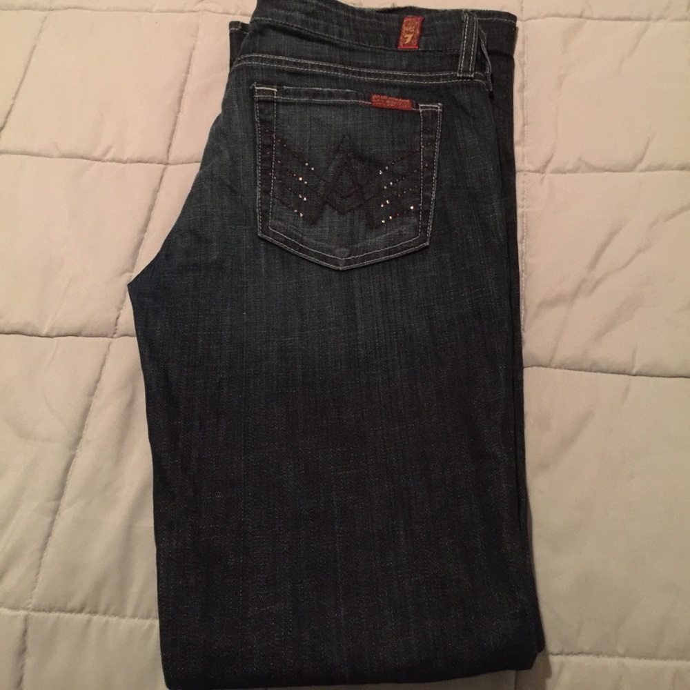 7 for all man kind “A” pocket jeans