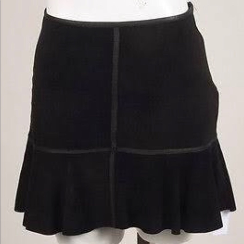 Bailey 44 Black Suede Skirt