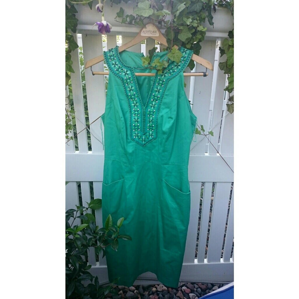 Beaded pocket dress