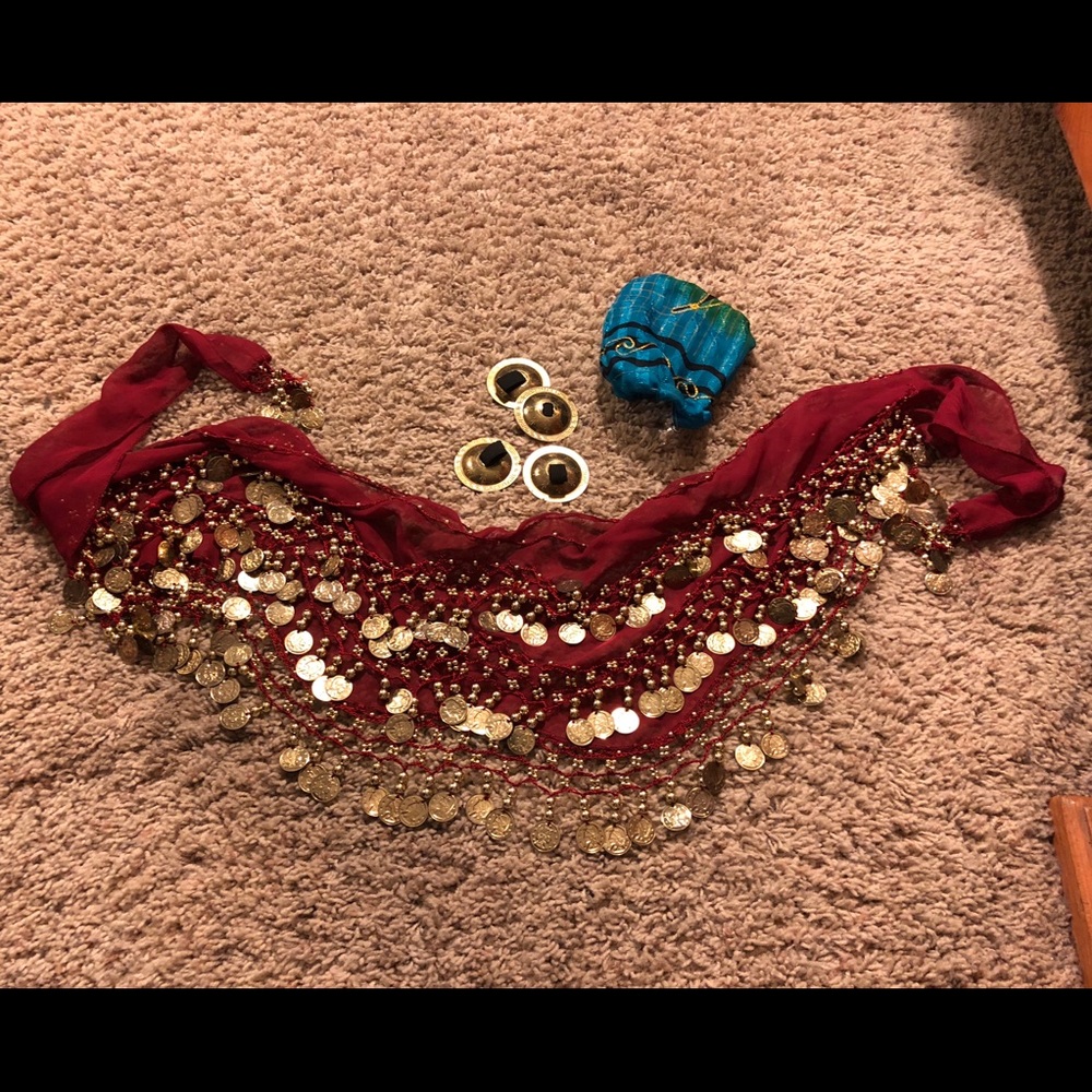 Belly dancer charm wrap