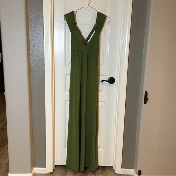 Green Maxi Dress - Picture 1 of 3
