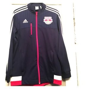 Adidas Authentic New York Red Bulls Sport Jacket.