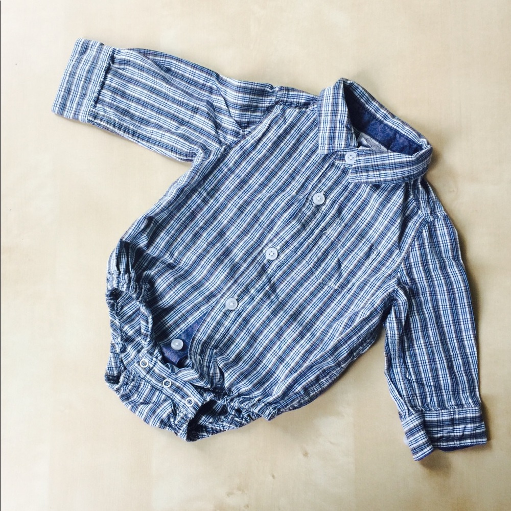 Button down onesie