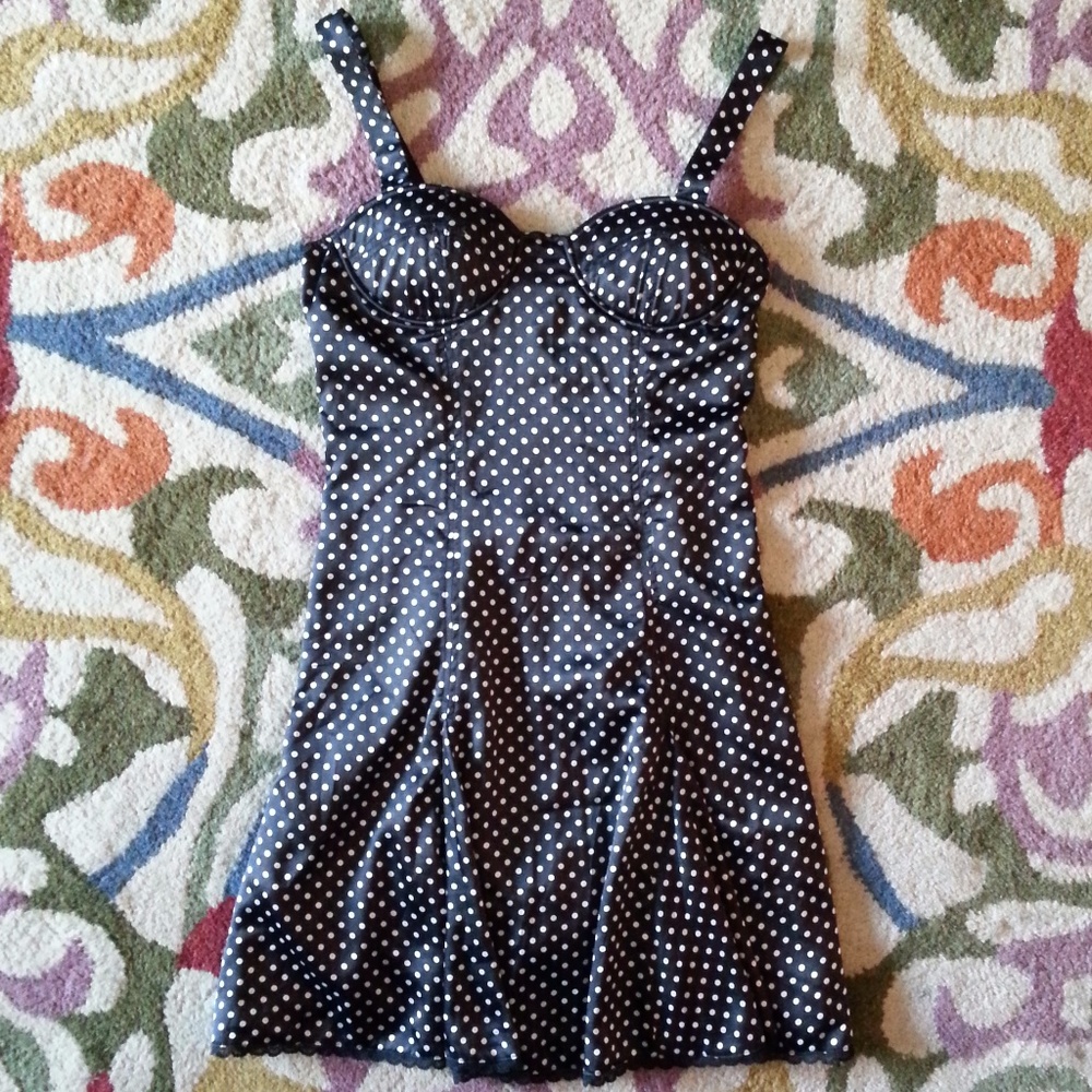 🍭SOLD🍭Sexy Polka Dot Cinch Dress