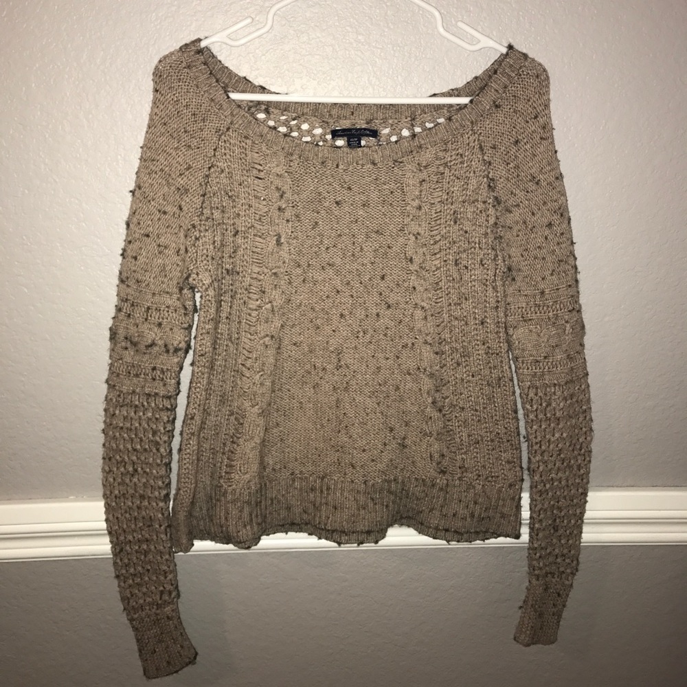 thick knit sweater!