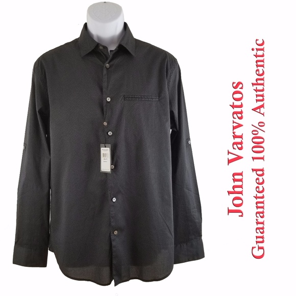 NWT John Varvatos Men's Slim Fit Shirt Size M