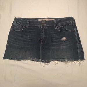 Hollister jean skirt