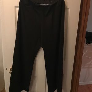 Black pull on dress pants
