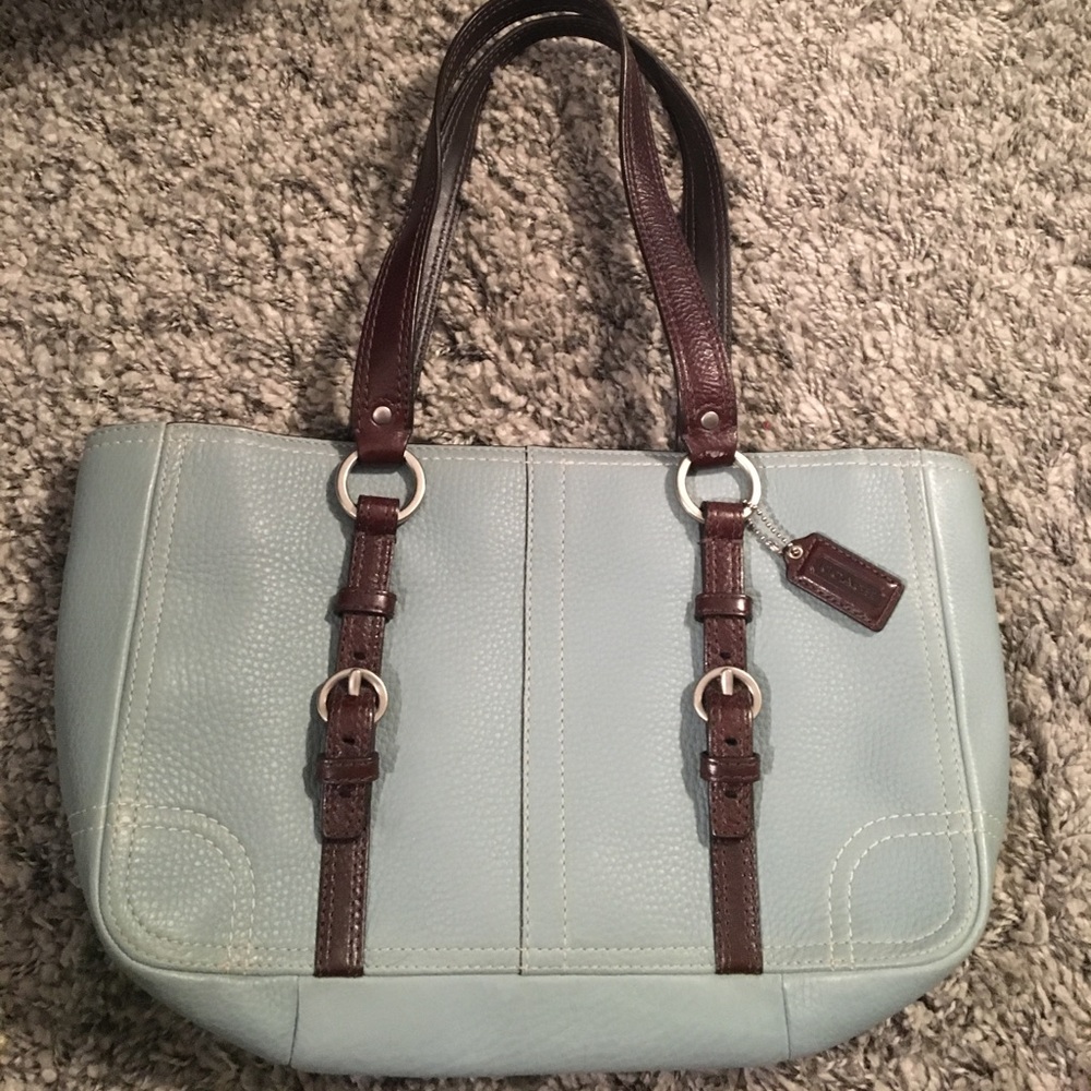Coach Gallery Tote in blue