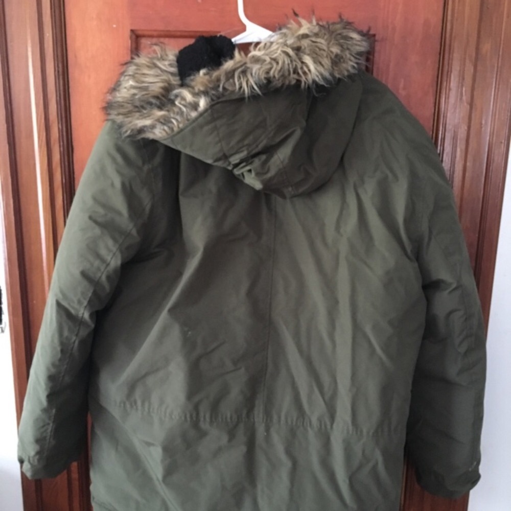Large warm winter jacket
