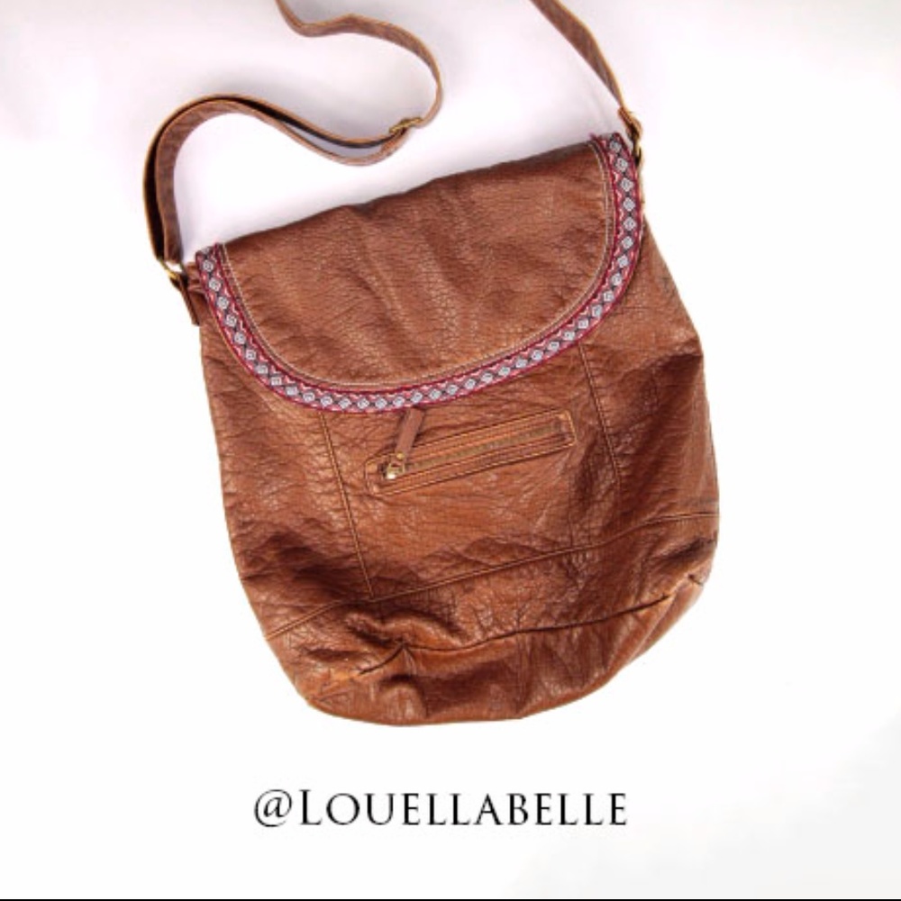 Aeropostale Vegan Leather Crossbody Bag/Tote