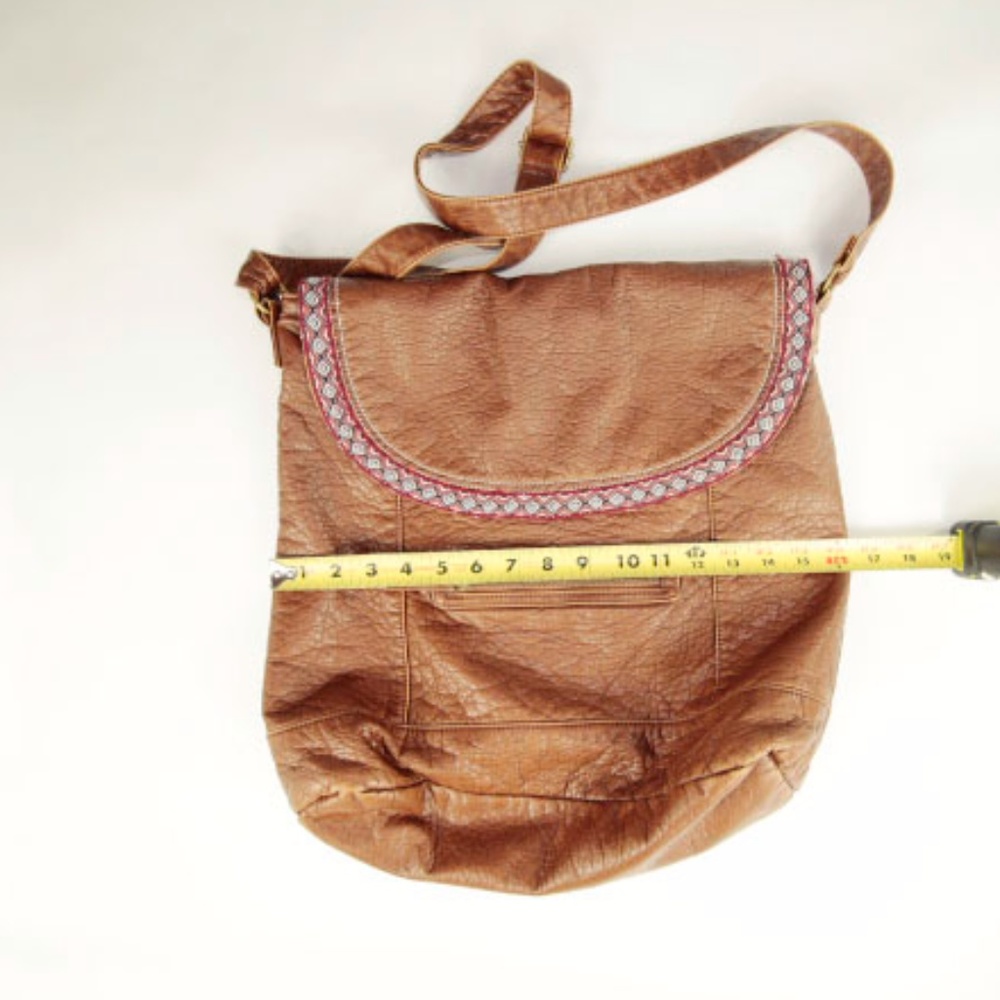 Aeropostale Vegan Leather Crossbody Bag/Tote - Picture 4 of 5