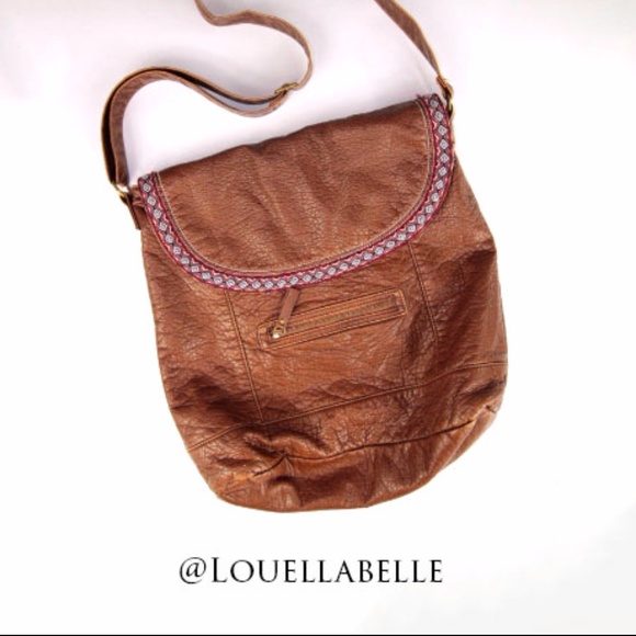 Aeropostale Vegan Leather Crossbody Bag/Tote - Picture 1 of 5