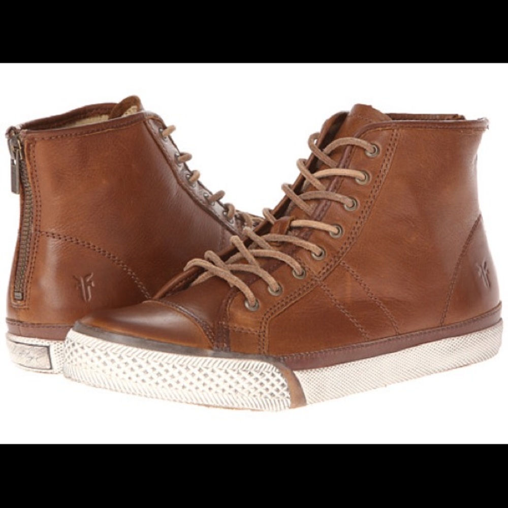 Frye Greene Hugh back Zip Sneaker size 7