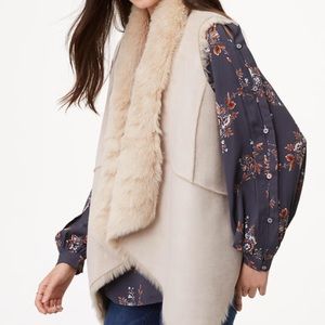 Reversible faux fur vest!