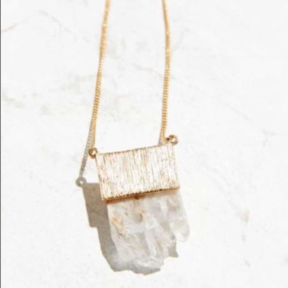 Urban Outfitters long crystal necklace